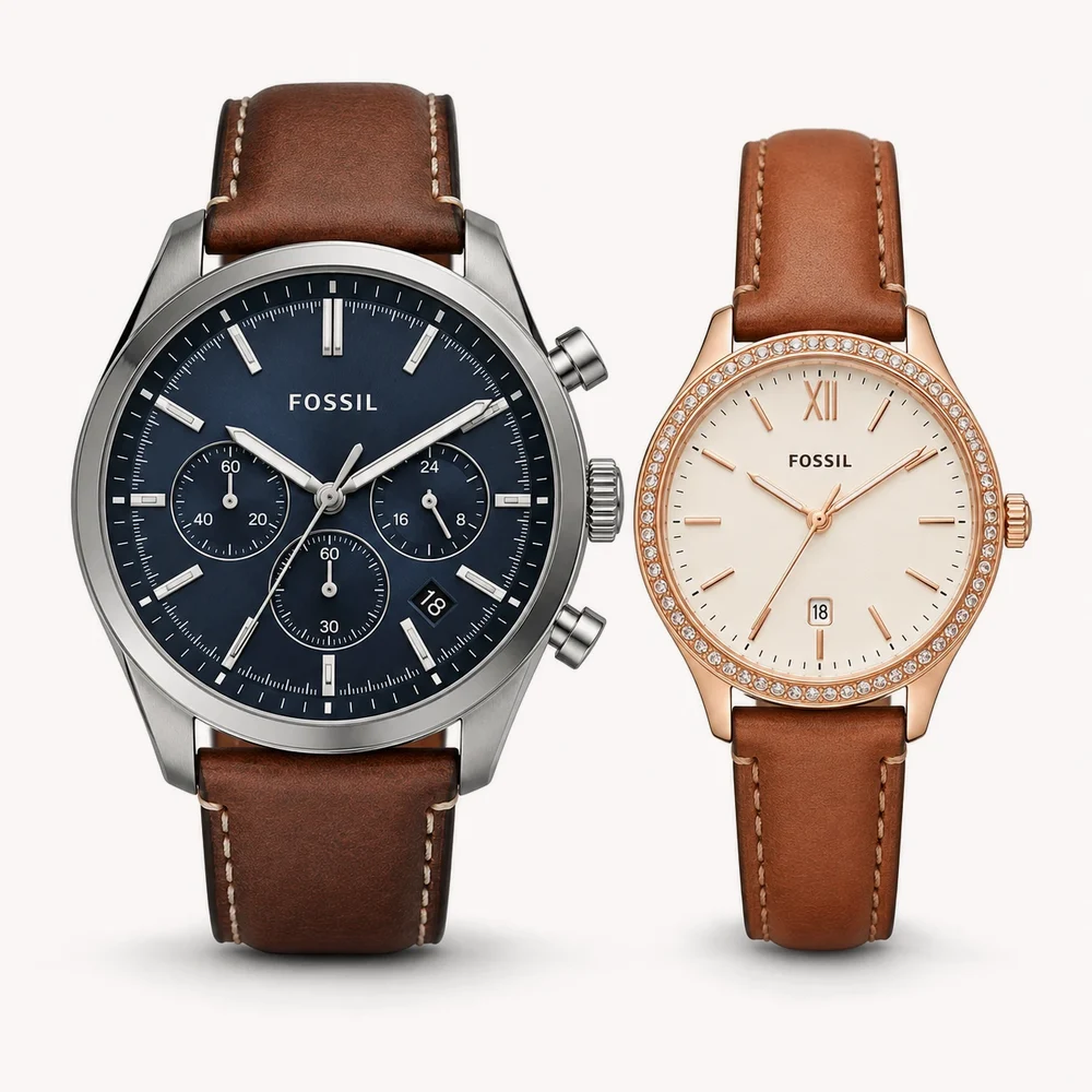 Đồng hồ đôi Fossil Neutra & Carlie